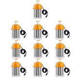 150W High Bay Temporary Job Site Hanging LED Linkable Work Light 360° Light 5000K Daylight AC100-277V
